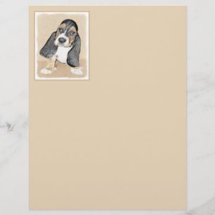 Basset Hound Puppy Painting - Oorspronkelijke hond