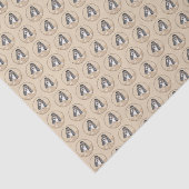 Basset Hound Puppy Painting - Oorspronkelijke hond Tissuepapier (Detail)