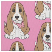 Basset Hound Puppy Stof (Close Up)