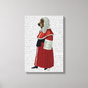 Basset Hound-rechter Canvas Afdruk