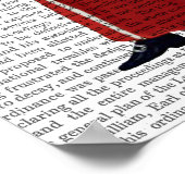 Basset Hound-rechter Poster (Hoek)