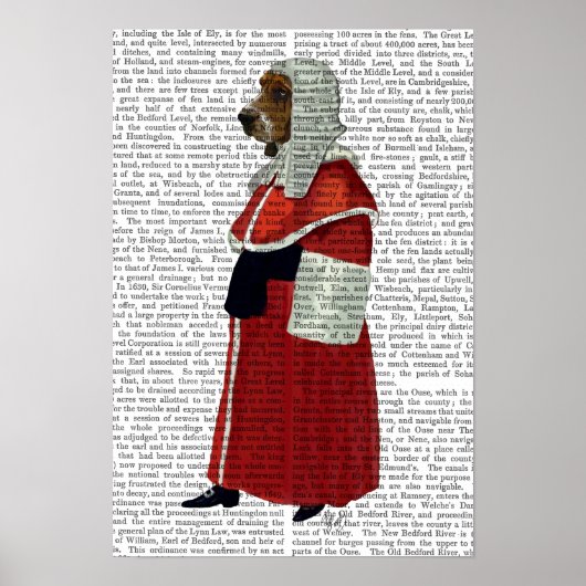 Basset Hound-rechter Poster (Voorkant)