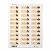 Basset Hound Retouradreslabel Etiket (Full Sheet)