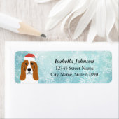 Basset Hound Return Address Labels (Insitu)