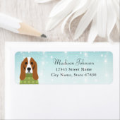 Basset Hound Return Address Labels (Insitu)