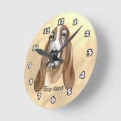 Basset Hound Ronde Klok (Hoek)