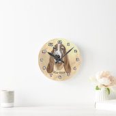 Basset Hound Ronde Klok (Huis)