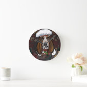 BASSET HOUND RONDE KLOK (Huis)