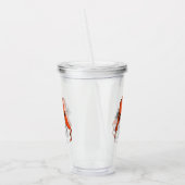 Basset Hound | Rood Ushanka-Pet Acryl Drinkbeker (Links)