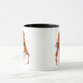 Basset Hound | Rood Ushanka-Pet Mok (Midden)