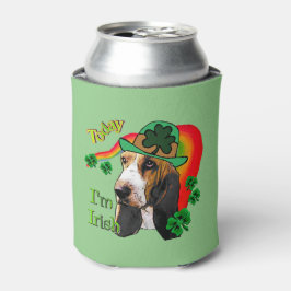 Basset Hound Saint Patricks Day Blikjeskoeler
