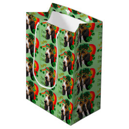 Basset Hound Saint Patricks Day Medium Cadeauzakje