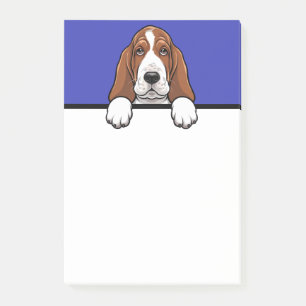 Basset Hound Schattigee Basset Hondenliefhebber ge Post-it® Notes