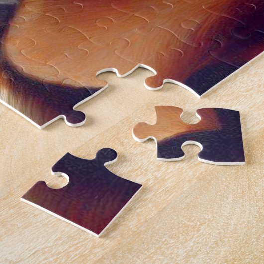  Basset Hound Schilderen Legpuzzel (Zijkant)