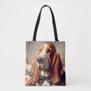  Basset Hound Schilderen Tote Bag