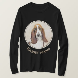 Basset Hound Schilderij - Mooie Originele Honden K T-shirt