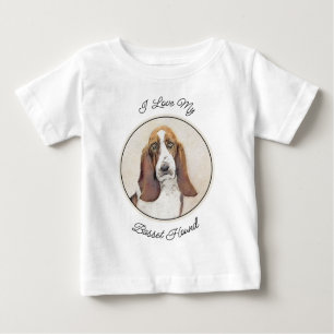 Basset Hound-schildering - Kute Original Dog Art