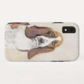 Basset Hound-schildering - Kute Original Dog Art Case-Mate iPhone Case (Achterkant (horizontaal))