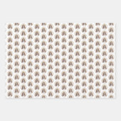 Basset Hound-schildering - Kute Original Dog Art Inpakpapier Vel (Voorkant 2)