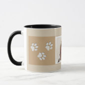 Basset Hound-schildering - Kute Original Dog Art Mok (Links)