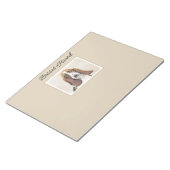 Basset Hound-schildering - Kute Original Dog Art Notitieblok (Schuin)