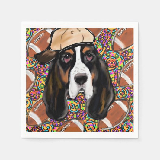 Basset Hound Servet (Voorkant)