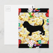 BASSET HOUND SIERADEN BRIEFKAART (Voorkant / Achterkant)