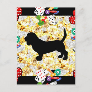 BASSET HOUND SIERADEN BRIEFKAART