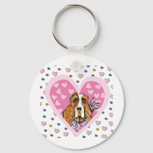 Basset Hound Sleutelhanger