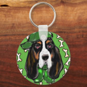 Basset Hound Sleutelhanger (Voorkant)