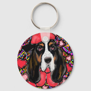 Basset Hound Sleutelhanger