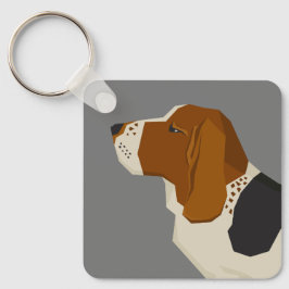 Basset Hound Sleutelhanger