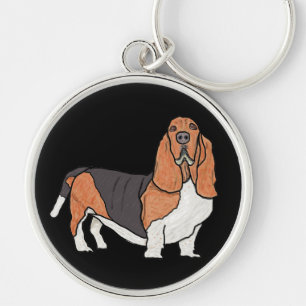 Basset Hound Sleutelhanger