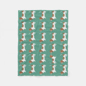 Basset Hound Small Fleece Blanket Deken (Voorkant)