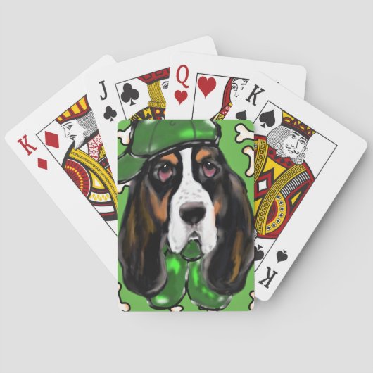 Basset Hound Speelkaarten (Achterkant)