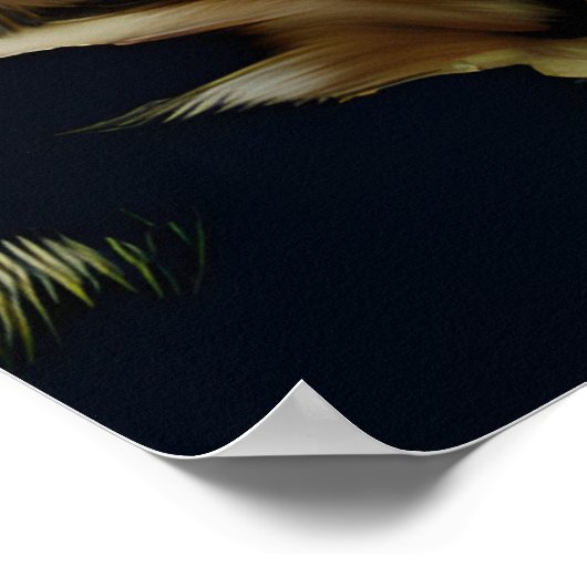 Basset Hound Spelen Poker  Portret Poster (Hoek)