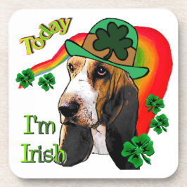 Basset Hound St. Patrick's Dag Onderzetter