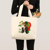 Basset Hound St Patricks Day Grote Tote Bag (Voorkant (product))