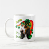 Basset Hound St Patricks Day Koffiemok (Links)