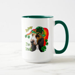Basset Hound St Patricks Day Mok