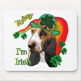 Basset Hound St Patricks Day Muismat