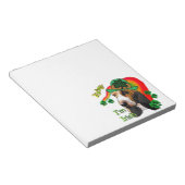Basset Hound St Patricks Day Notitieblok (Schuin)
