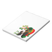 Basset Hound St Patricks Day Notitieblok (Linkerzijde)