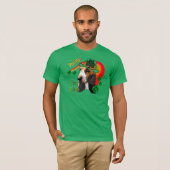 Basset Hound St Patricks Day T-shirt (Voorkant volledig)
