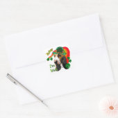 Basset Hound St Patricks Day Vierkante Sticker (Envelop)