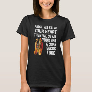 Basset Hound Steelt Je Hart Steelt Je Bed En S T-shirt