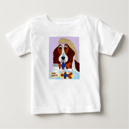 Basset Hound steelt Santa's koekjes