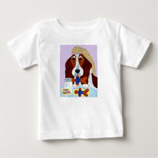 Basset Hound steelt Santa's koekjes