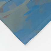 Basset Hound Strand Surfen Schilderij Fleece Deken (Hoek)