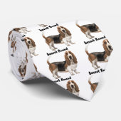 Basset Hound Stropdas (Opgerold)